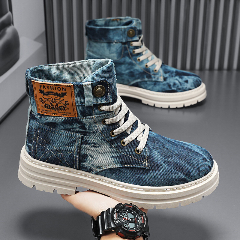 Men'S Fashion Loafers - Spring High Top Mens Shoes 2026