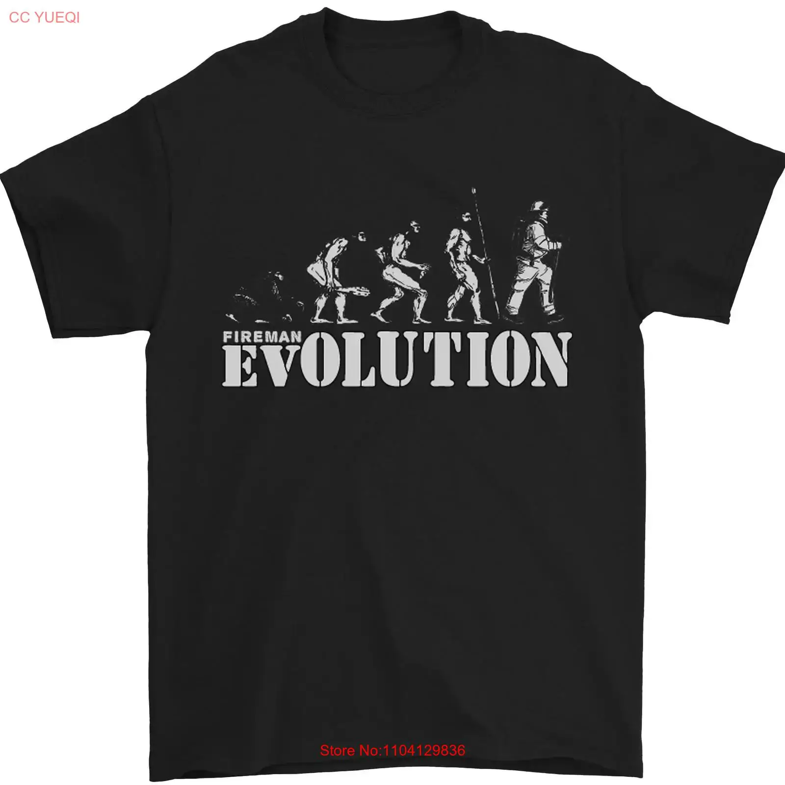 Men'S Fashion Evolution - Fireman Evolution Mens T Shirt 100