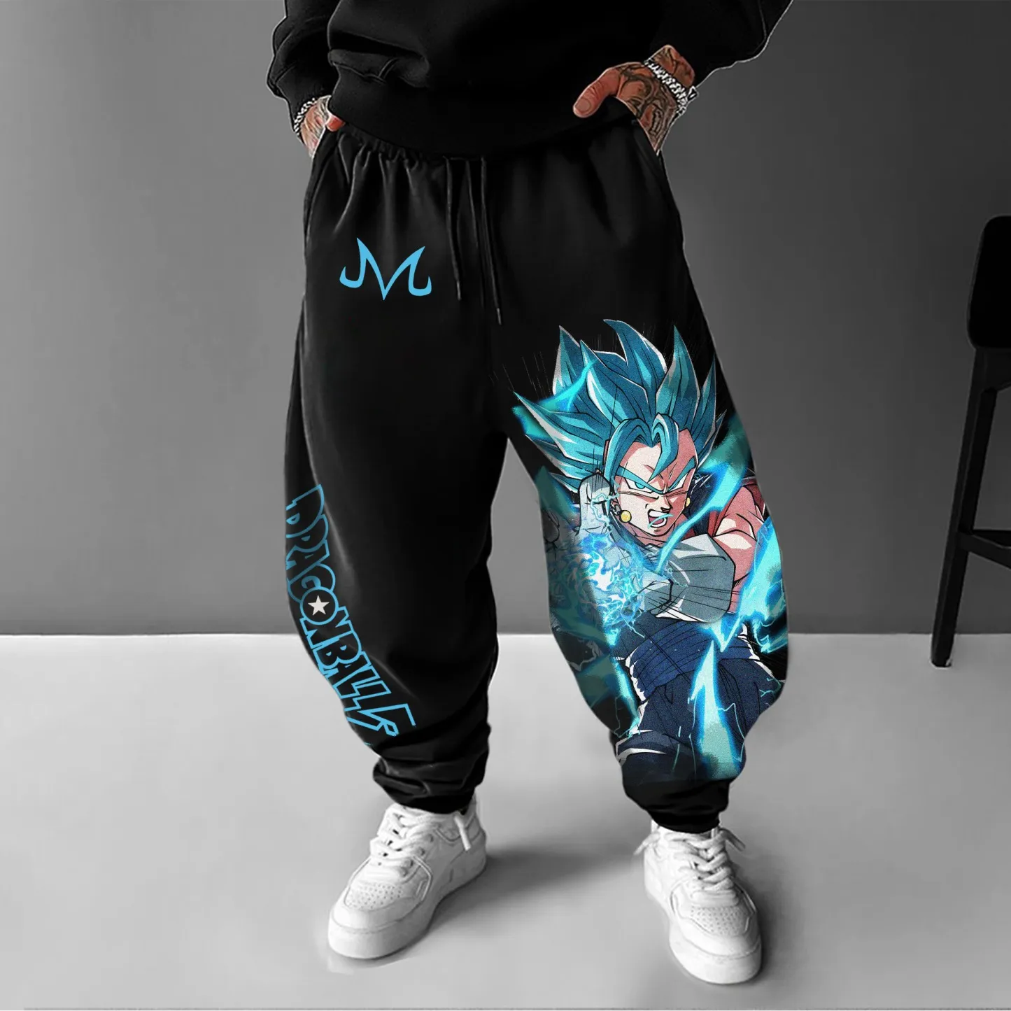 Jogger Sweatpants Men - 2026 Summer Dragon Ball Vegito Blue
