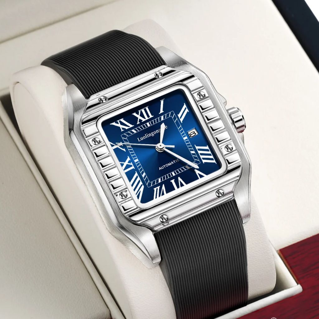 Mens Fashion Young - High-End Luxury Santos Tank Watch for