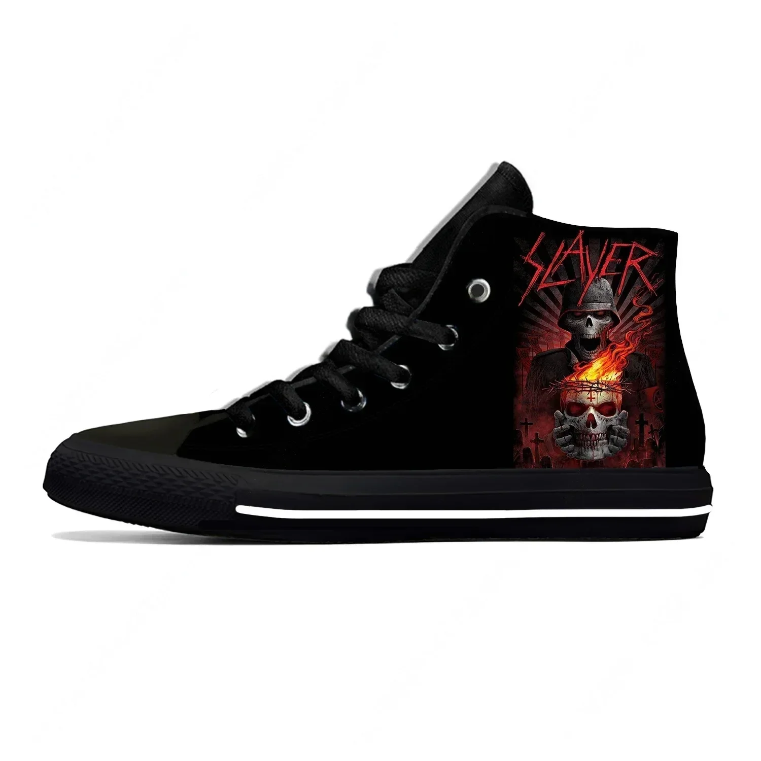 Men'S Fashion Loafers - Slayer Heavy Metal Rock Band Horror