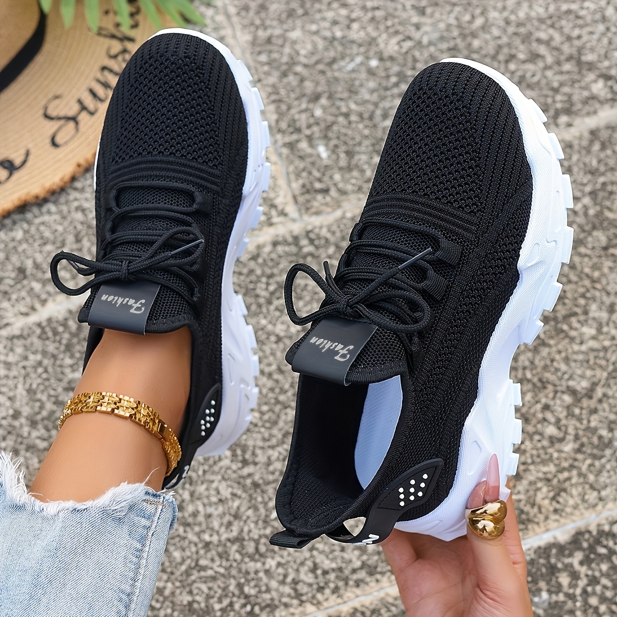 Men'S Fashion Loafers - Breathable Knit Sneakers Fashion Comfortable Slip