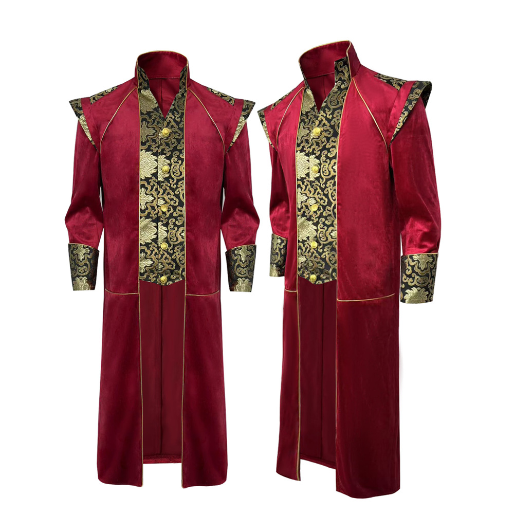 Men'S Fashion For Wedding - Adult Men Medieval Cosplay Black Jackets