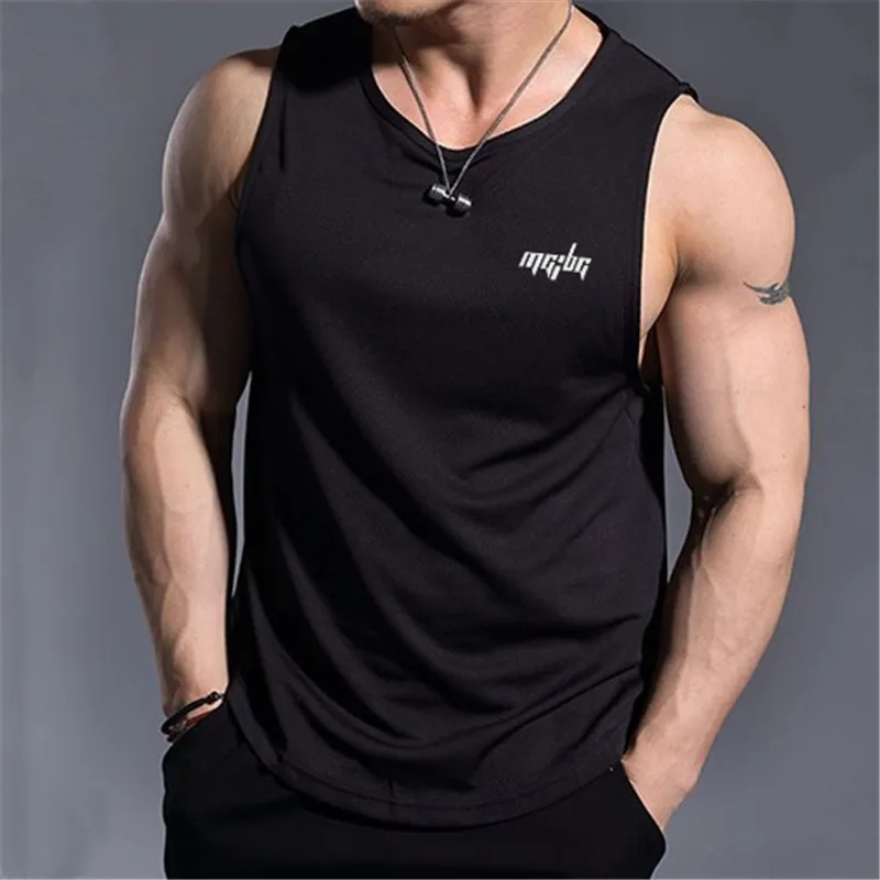 Men'S Fashion Undershirt - Men's Gym casual Tank Fashion printing