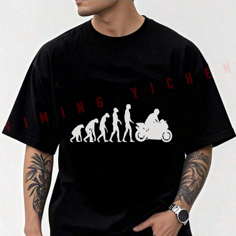 Men'S Fashion Evolution - Motorbike Evolution Biker Gift Superbike Men's