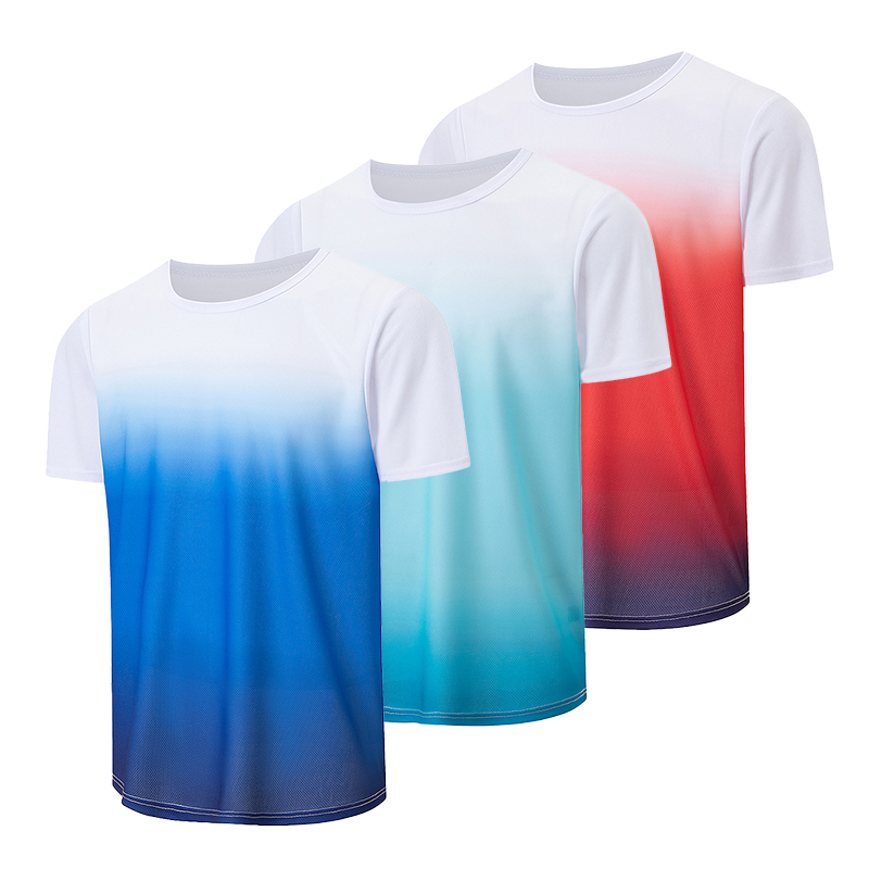 Men'S Fashion Undershirt - 1/3 piece men's summer gradient fashion