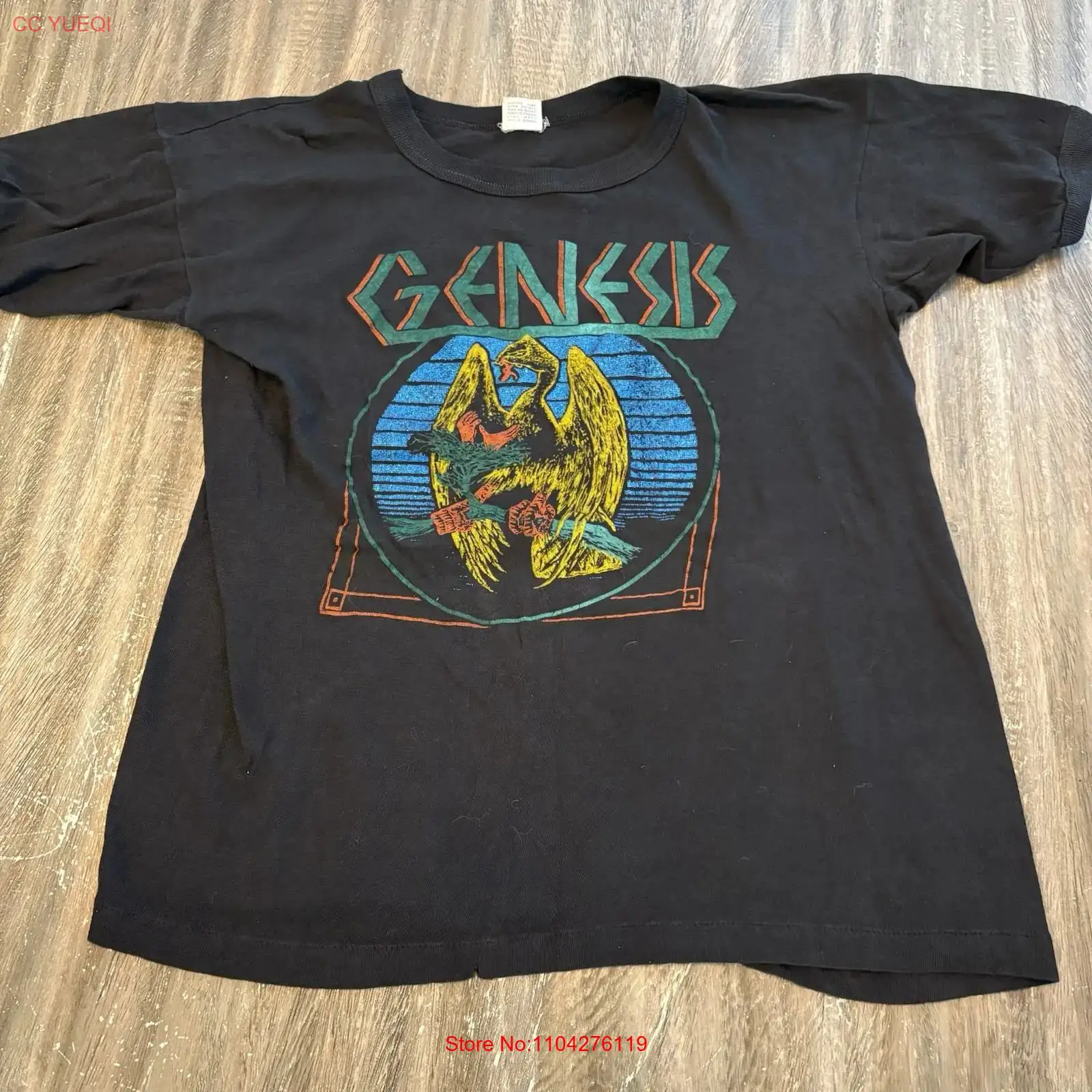 Mens Fashion In 1980S - Vintage RARE 1980s Genesis In Concert