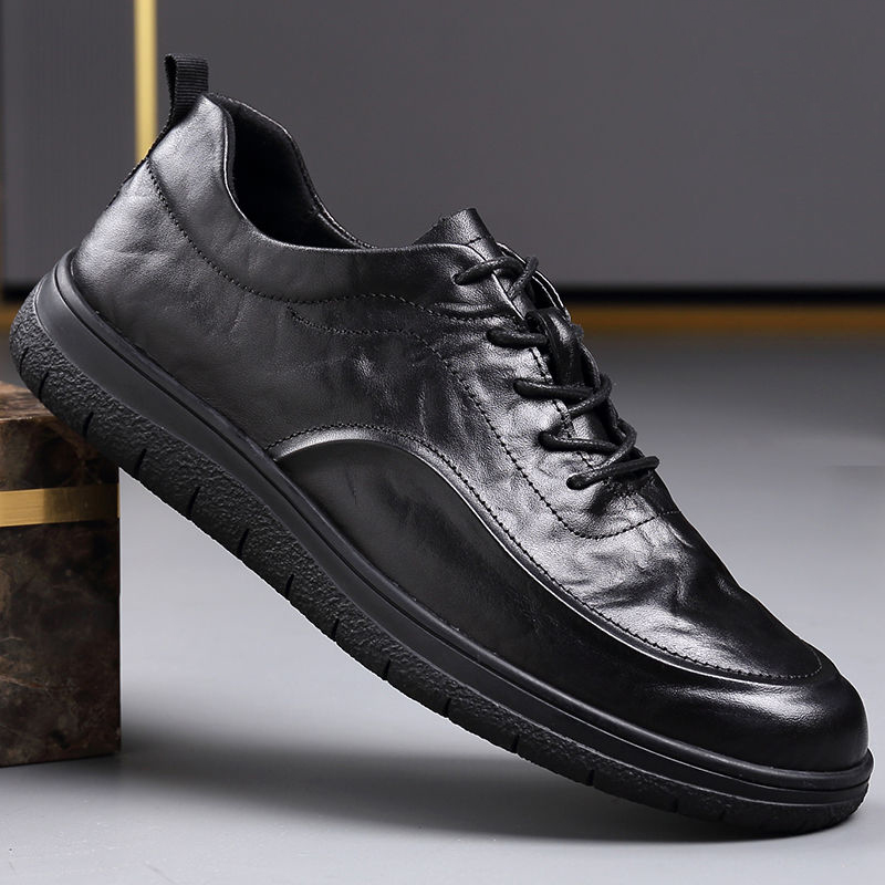 Mens Fashion Young - Fashion Genuine Leather Shoes Men Luxury
