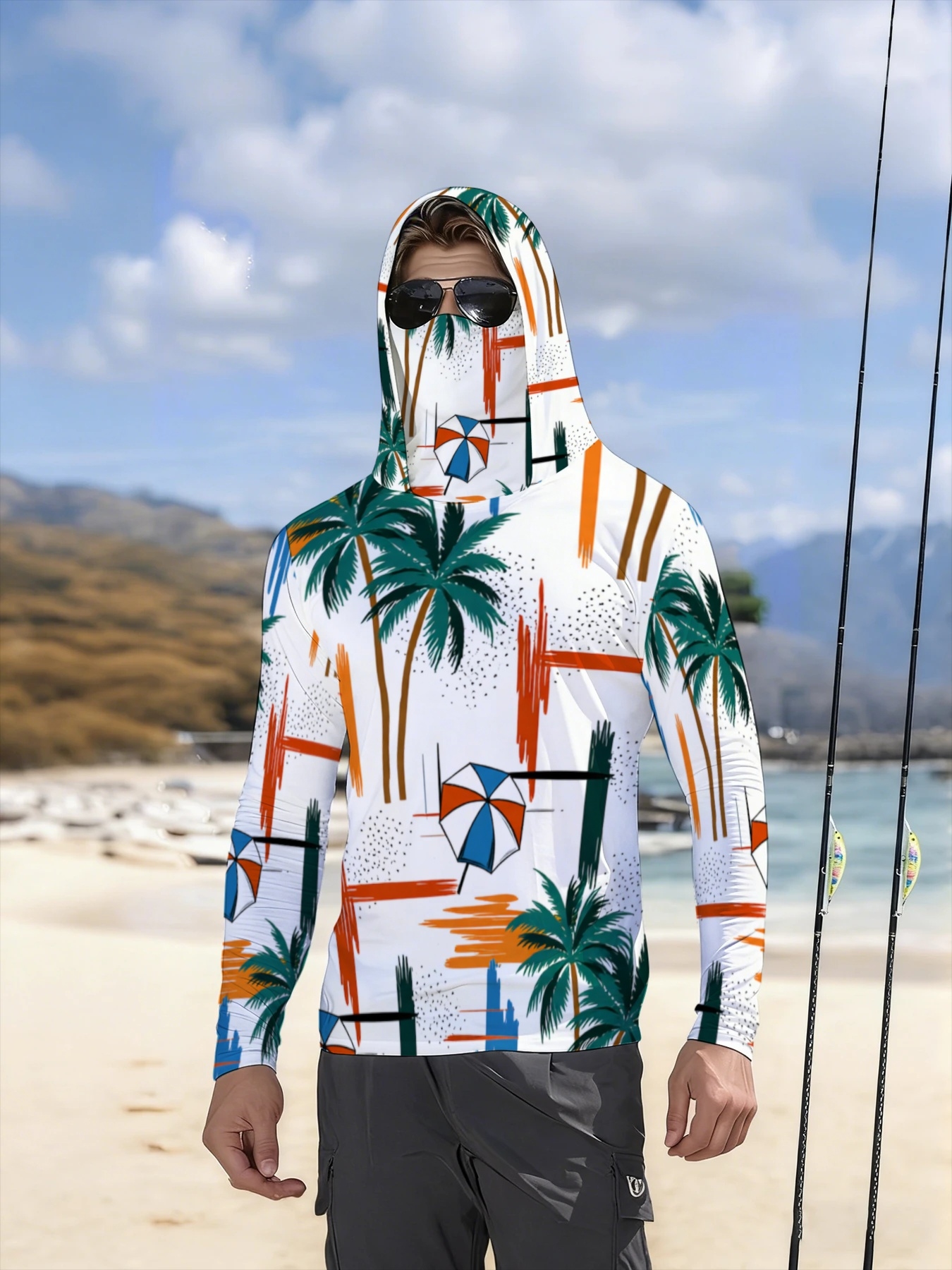 Mens Fashion Top - 2026 Summer New Style Men's Long-Sleeved