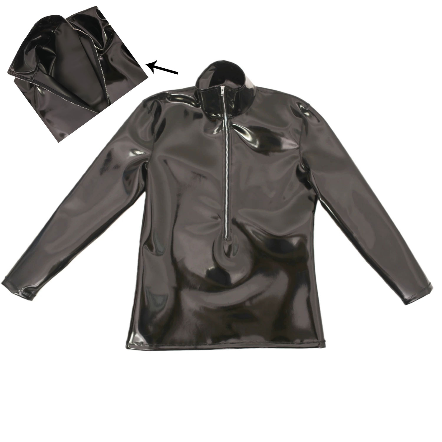 New Fashion Cloth Latex Men's  - Mens Fashion Top recensione e prezzo