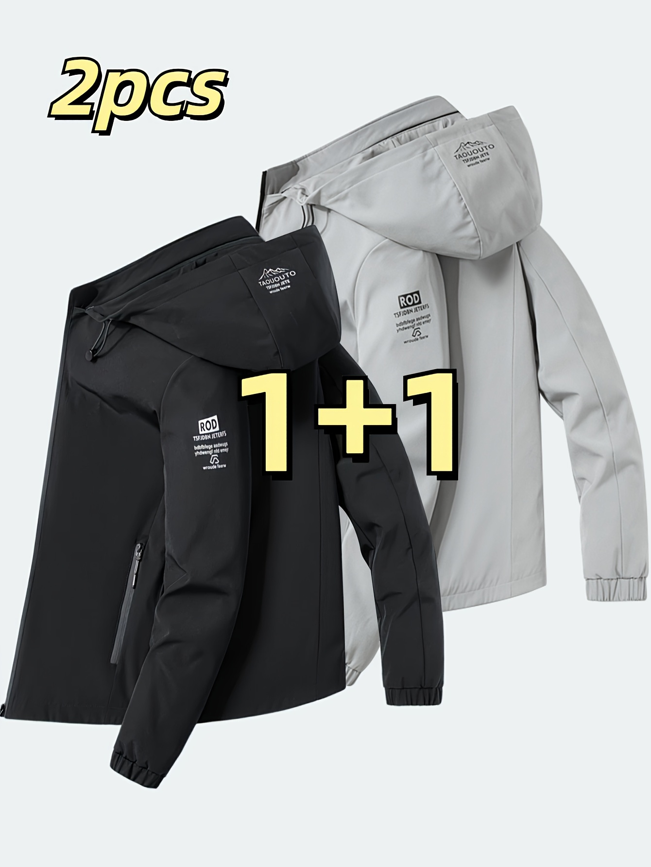 Two piece fashionable Men's wi - Men'S Fashion Zipper Jacket recensione e prezzo