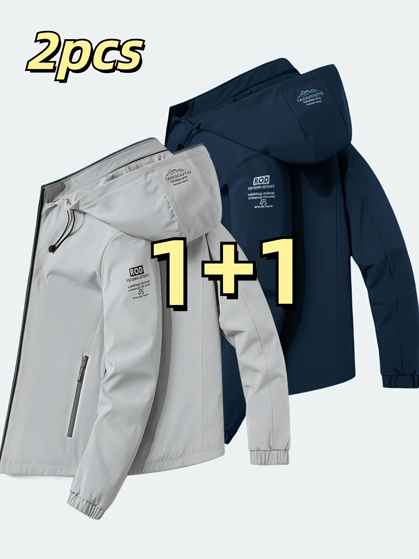 Two piece fashionable Men's wi - Men'S Fashion Zipper Jacket recensione e prezzo