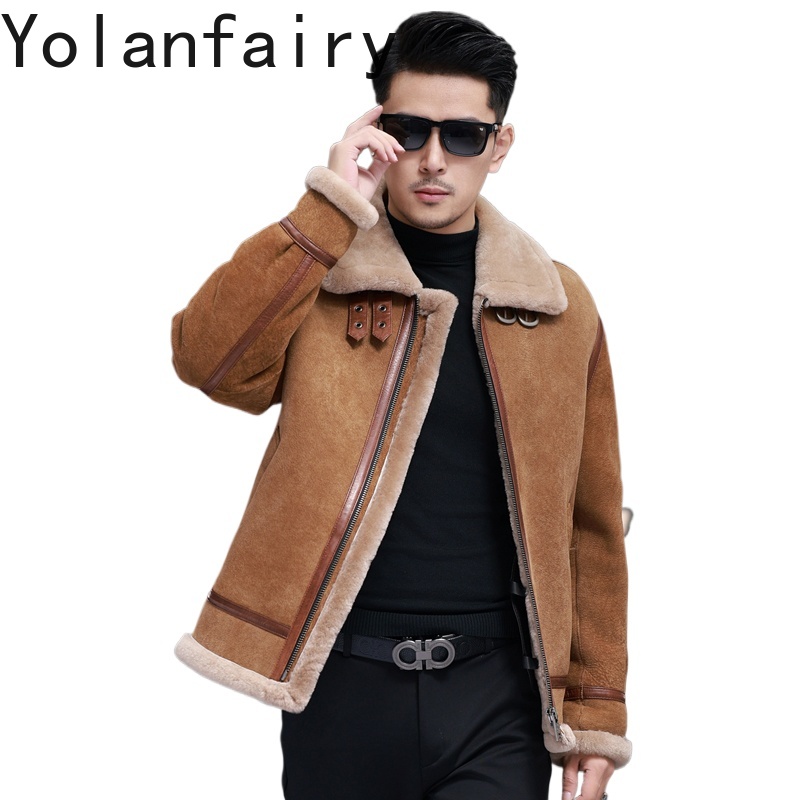 YOLANFAIRY High Quality Real S - Men'S Fashion Zipper Jacket recensione e prezzo