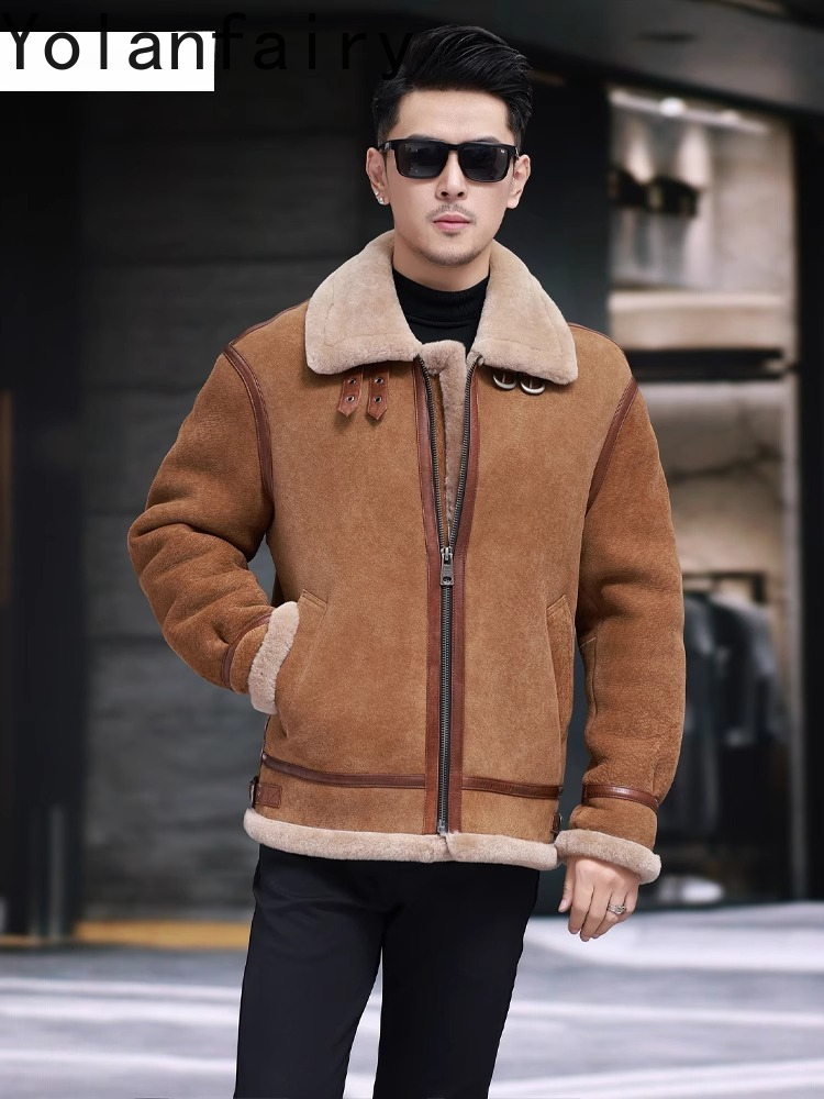YOLANFAIRY High Quality Real S - Men'S Fashion Zipper Jacket recensione e prezzo