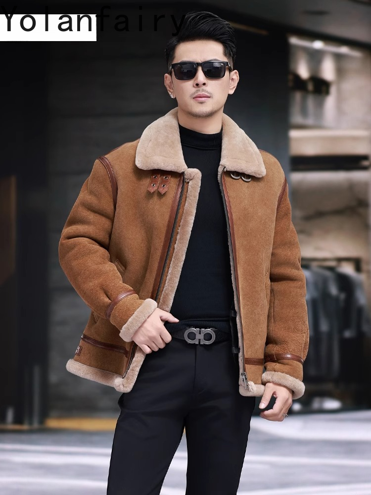 YOLANFAIRY High Quality Real S - Men'S Fashion Zipper Jacket recensione e prezzo