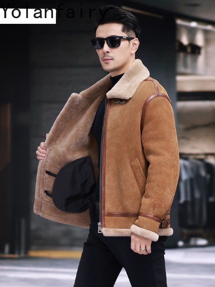 YOLANFAIRY High Quality Real S - Men'S Fashion Zipper Jacket recensione e prezzo