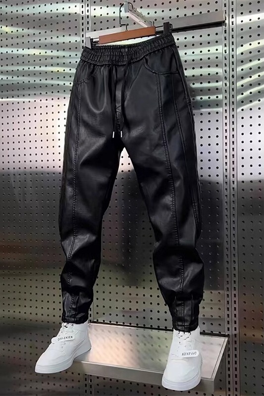 Leather Pants Men's Hip Hop Ha - Jogger Sweatpants Men recensione e prezzo