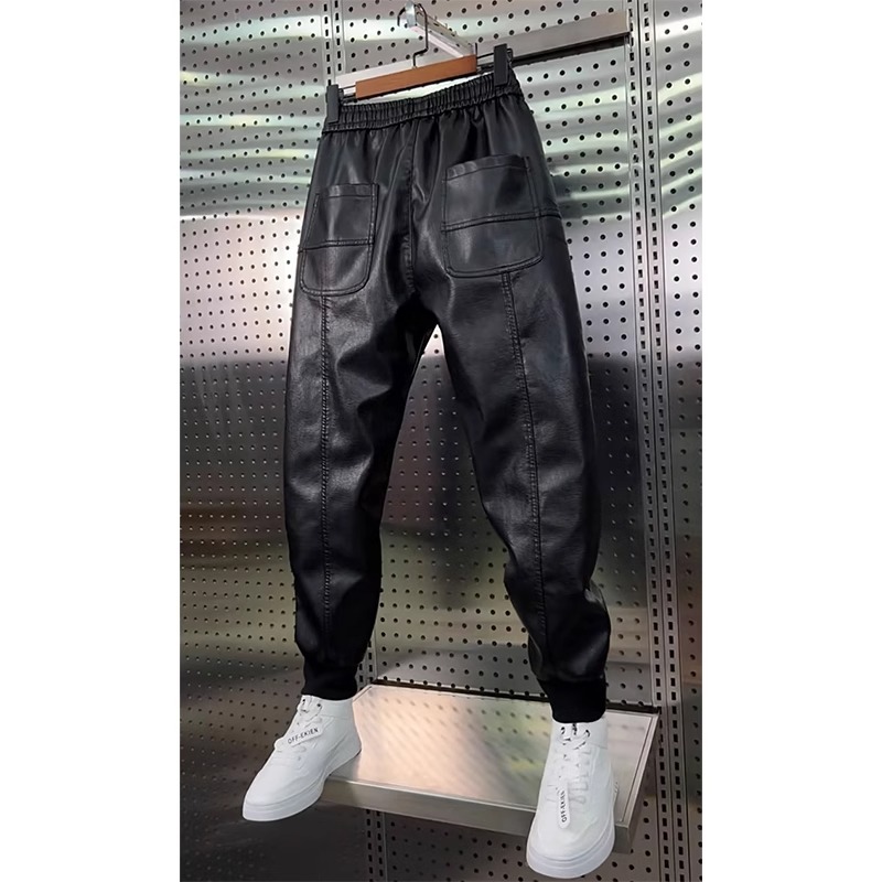 Leather Pants Men's Hip Hop Ha - Jogger Sweatpants Men recensione e prezzo