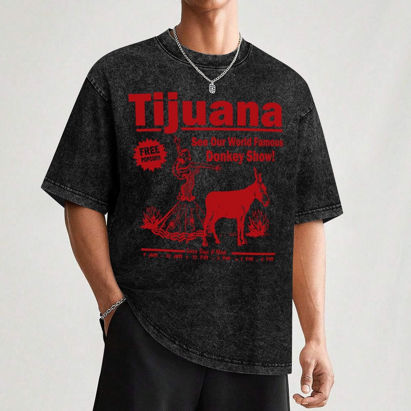 Funny Shirt - Tijuana Donkey S - Men'S Fashion Tijuana recensione e prezzo