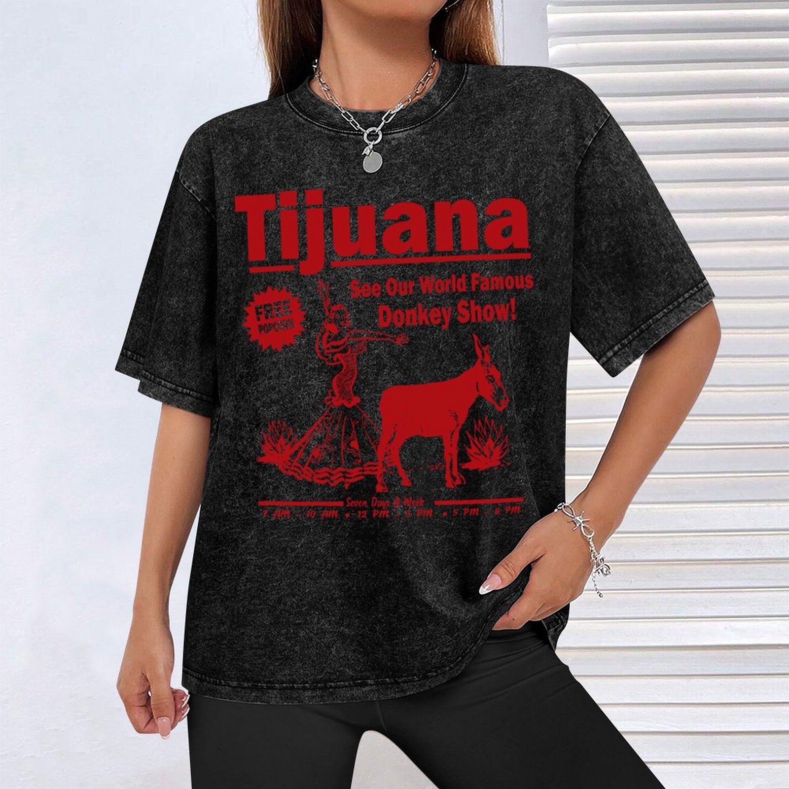 Funny Shirt - Tijuana Donkey S - Men'S Fashion Tijuana recensione e prezzo
