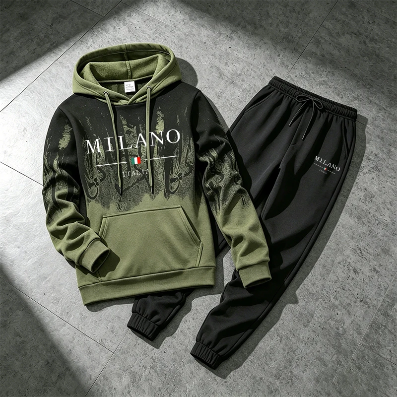 Italy Fashion Sportswear 2pcs  - Jogger Sweatpants Men recensione e prezzo