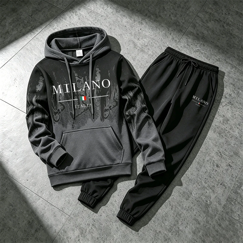 Italy Fashion Sportswear 2pcs  - Jogger Sweatpants Men recensione e prezzo
