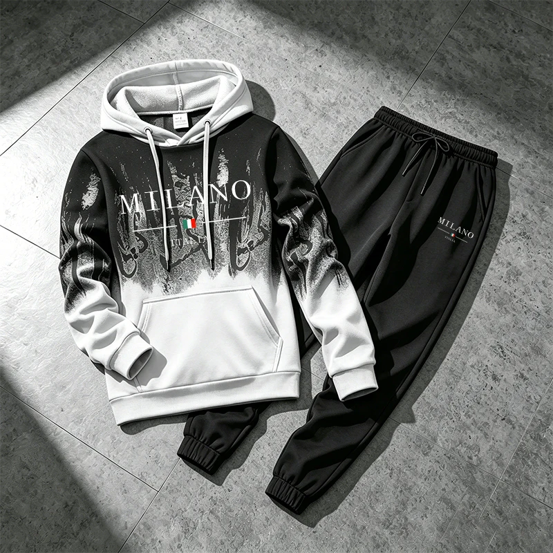 Italy Fashion Sportswear 2pcs  - Jogger Sweatpants Men recensione e prezzo