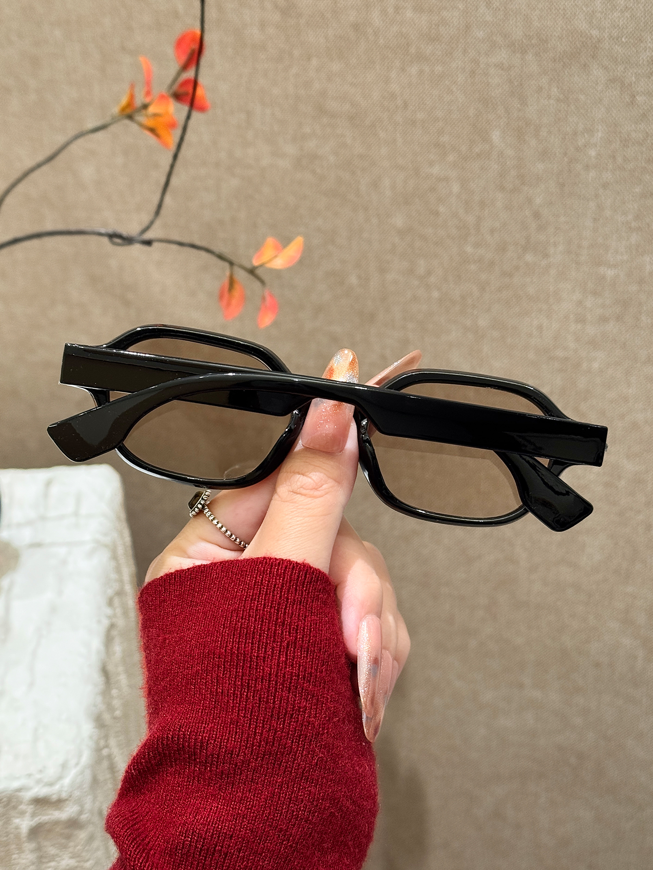 1Pc Retro Simple Oval Frame Fa - Men Fashion Photography recensione e prezzo
