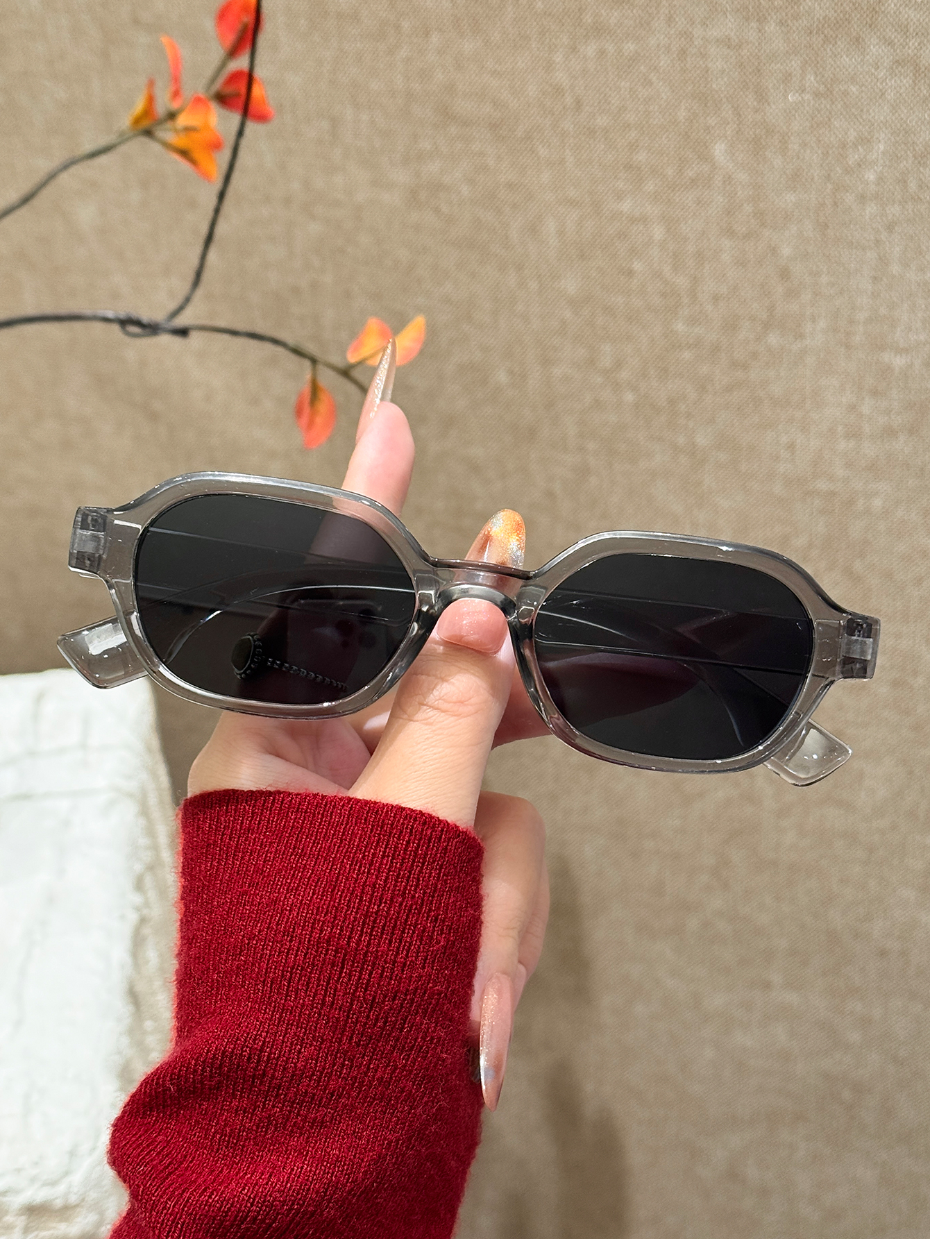 1Pc Retro Simple Oval Frame Fa - Men Fashion Photography recensione e prezzo