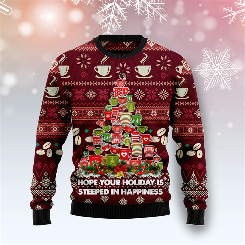 2026 New Xmas Tree Graphic Ugl - Men'S Fashion Xmas Party recensione e prezzo