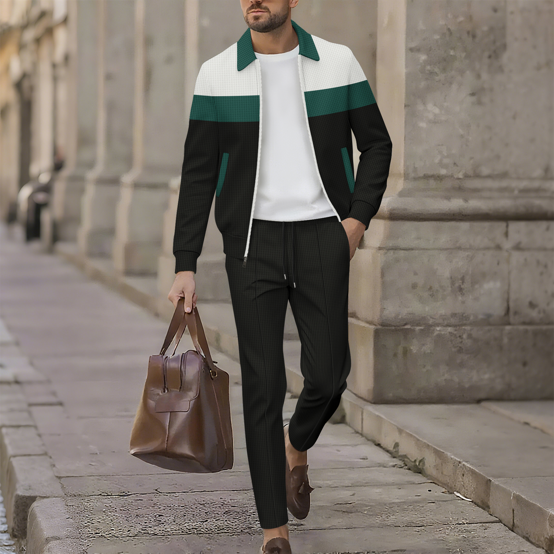 Men's Slim Fit Open Cardigan J - Men'S Fashion Zipper Jacket recensione e prezzo