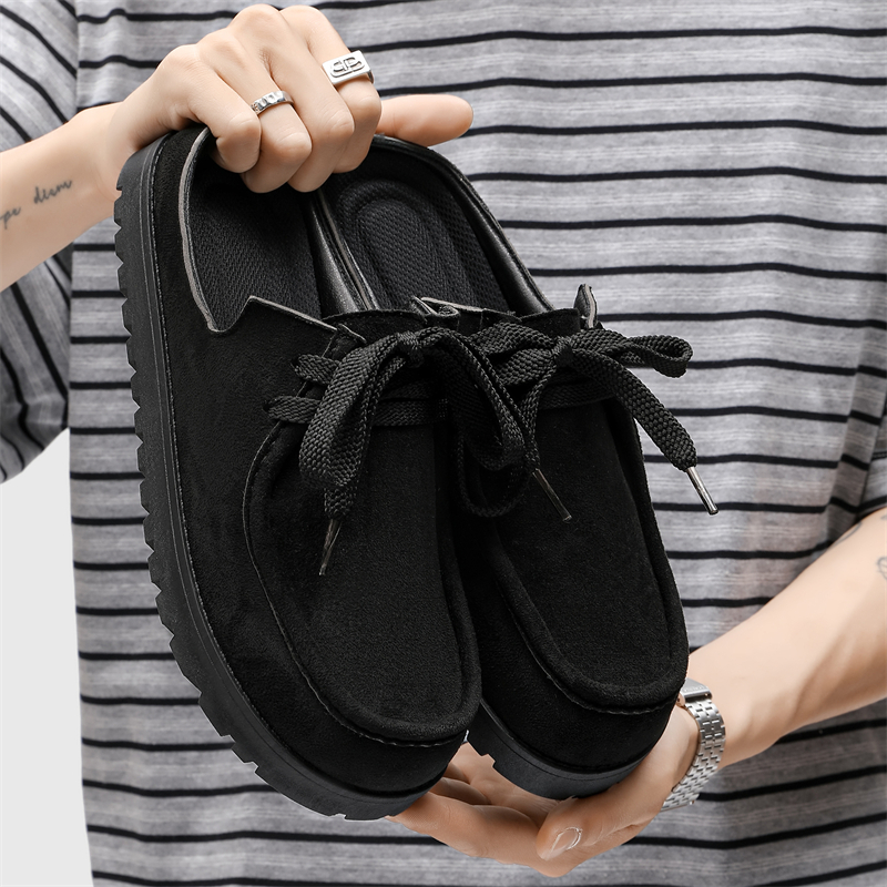 Fashion Men Half Slippers Sued - Men'S Fashion Loafers recensione e prezzo
