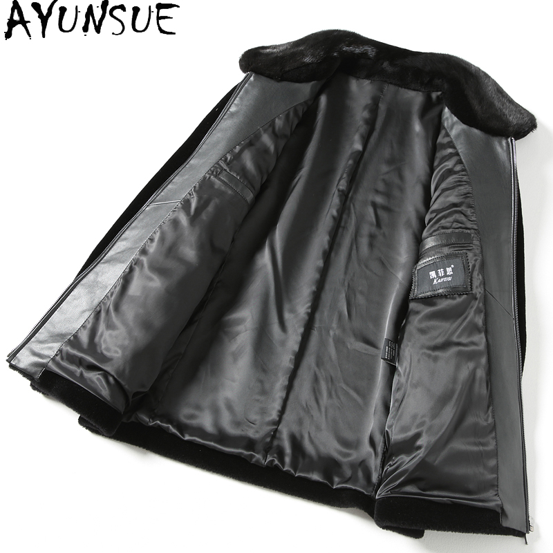 AYUNSUE Casual 100% Wool Coats - Men'S Fashion Zipper Jacket recensione e prezzo