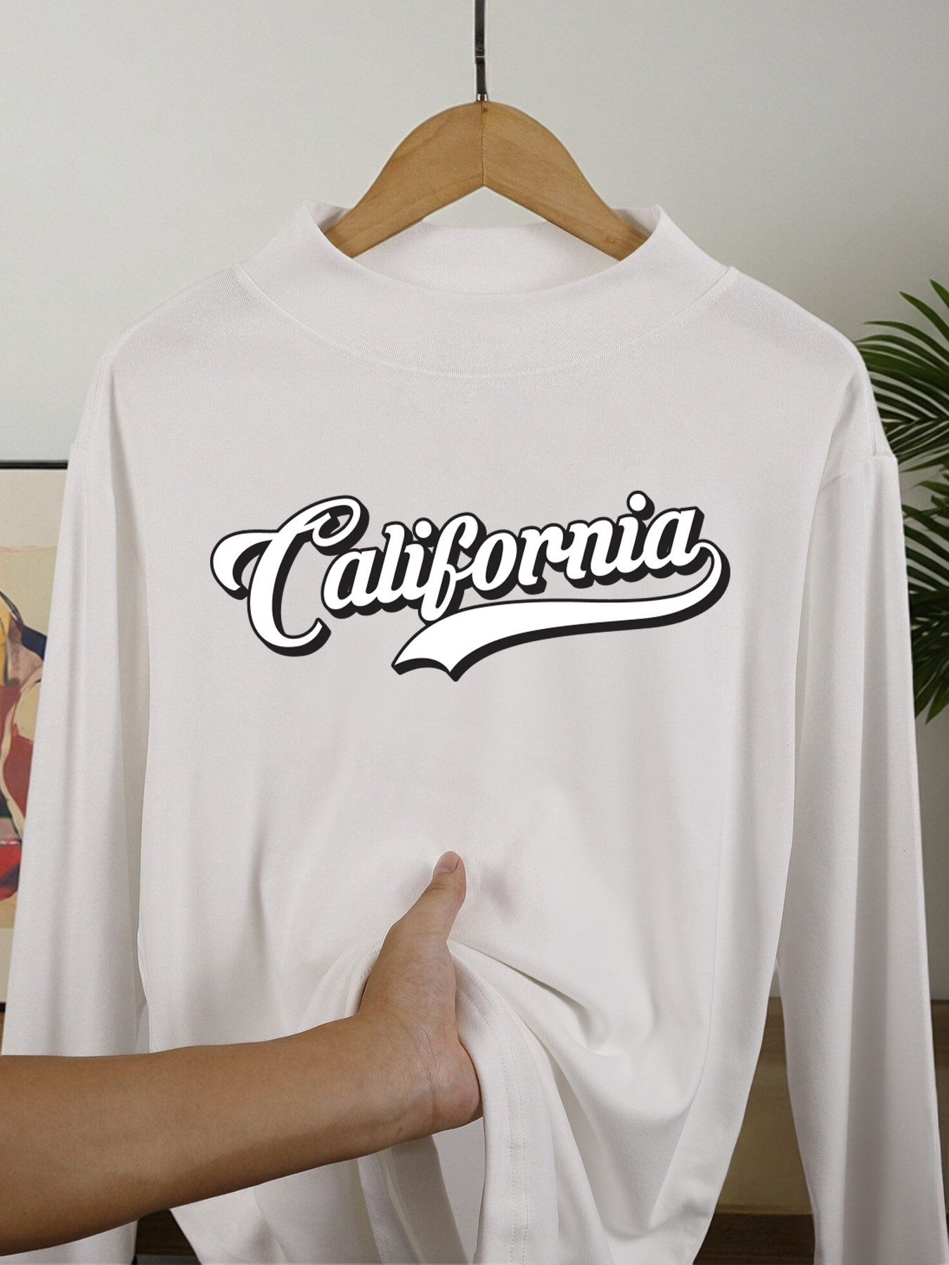 California Art Letter Printing - Mens Fashion Top recensione e prezzo