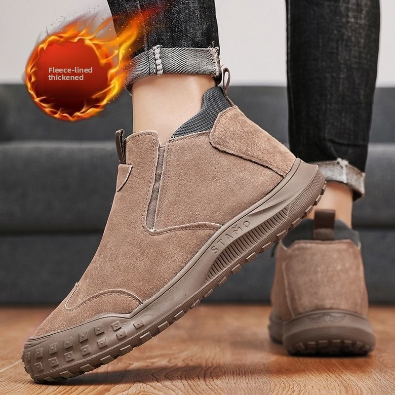 Winter Men's Shoes Plush Warm  - Men'S Fashion Loafers recensione e prezzo