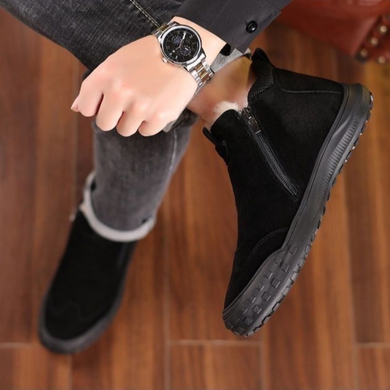 Winter Men's Shoes Plush Warm  - Men'S Fashion Loafers recensione e prezzo