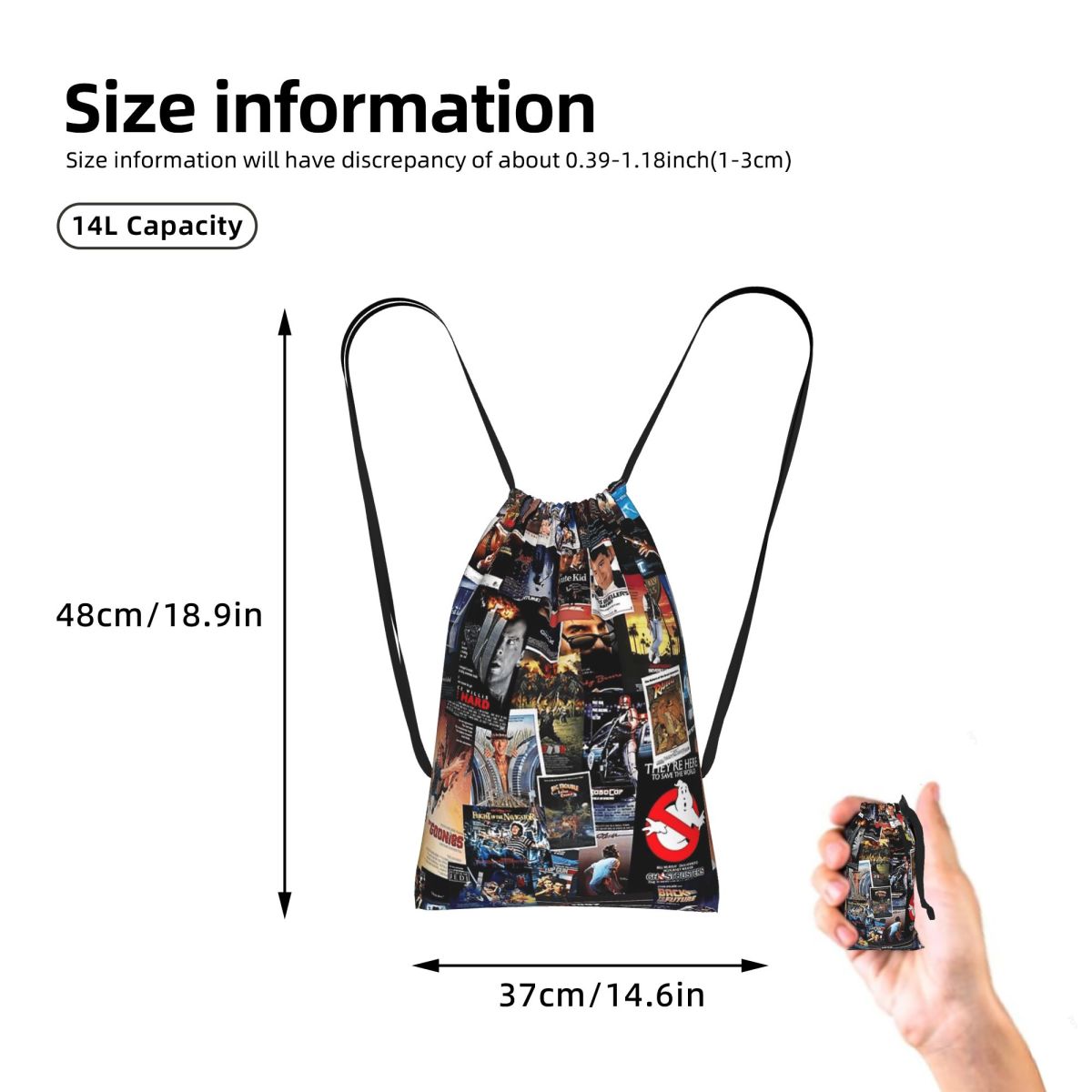 1980s Movie Posters Backpacks  - Mens Fashion In 1980S recensione e prezzo