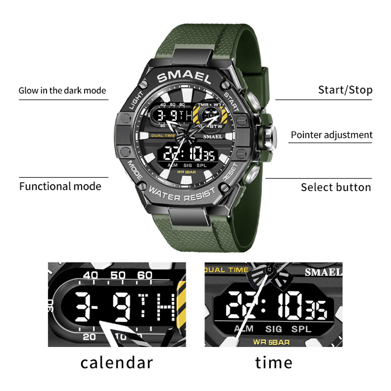 SMAEL Sport Watch for Man Dual - Mens Fashion Young recensione e prezzo