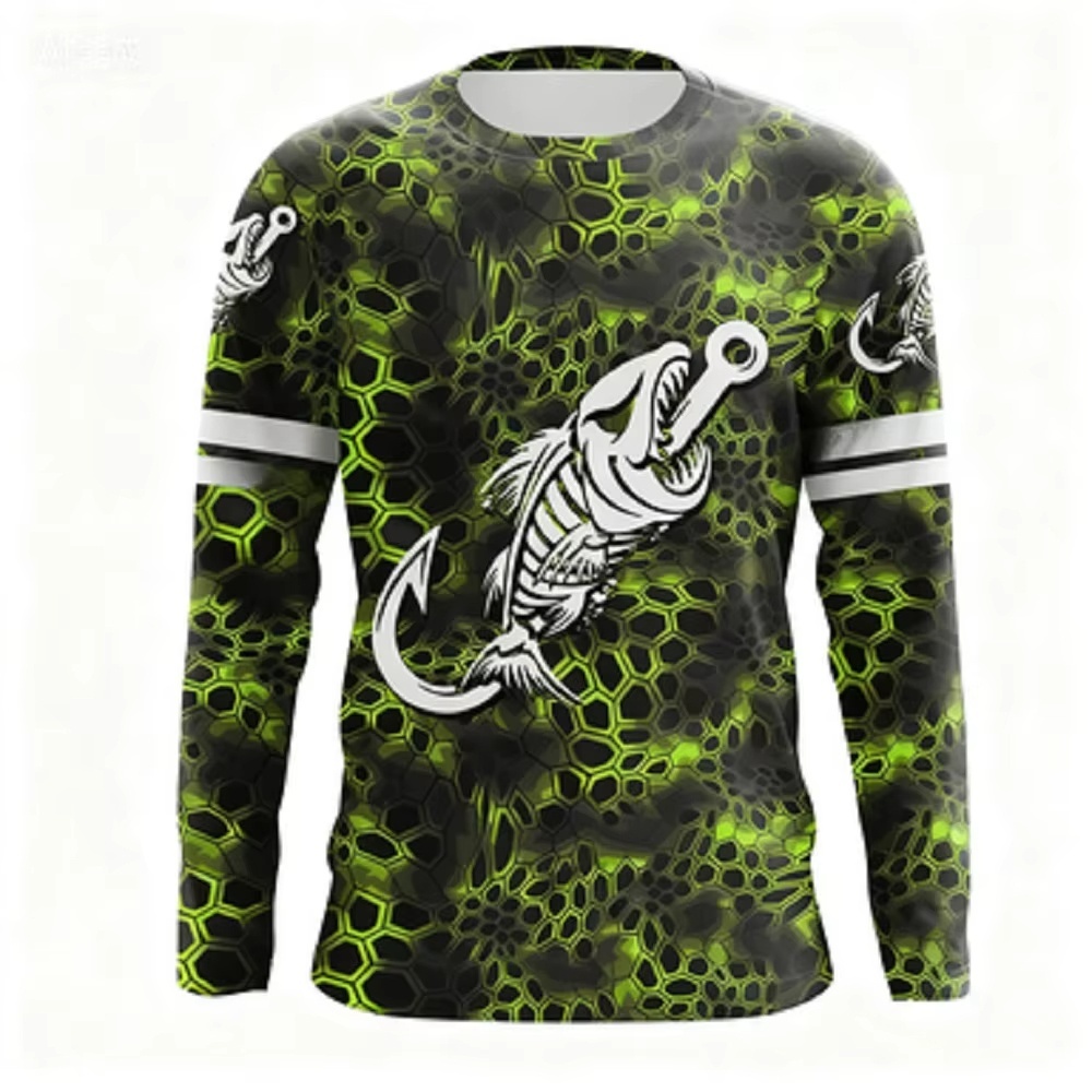 Fashionable Bass Pattern Crew  - Mens Fashion Top recensione e prezzo