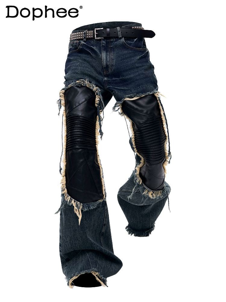 Men's 2026 Summer Fashion Faux - Men'S Fashion Jeans And Boots recensione e prezzo
