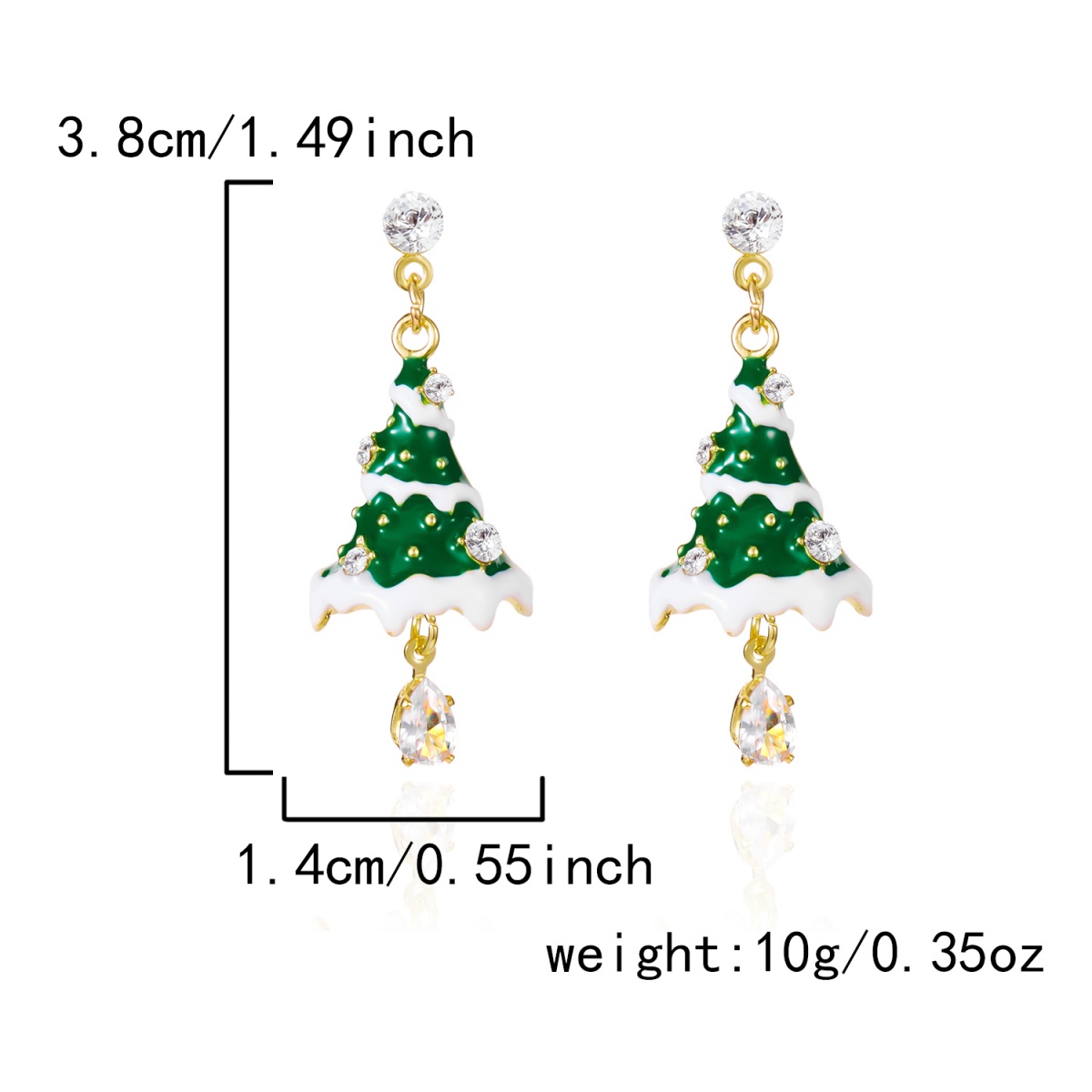 Christmas Holiday Drop Earring - Men'S Fashion Xmas Party recensione e prezzo