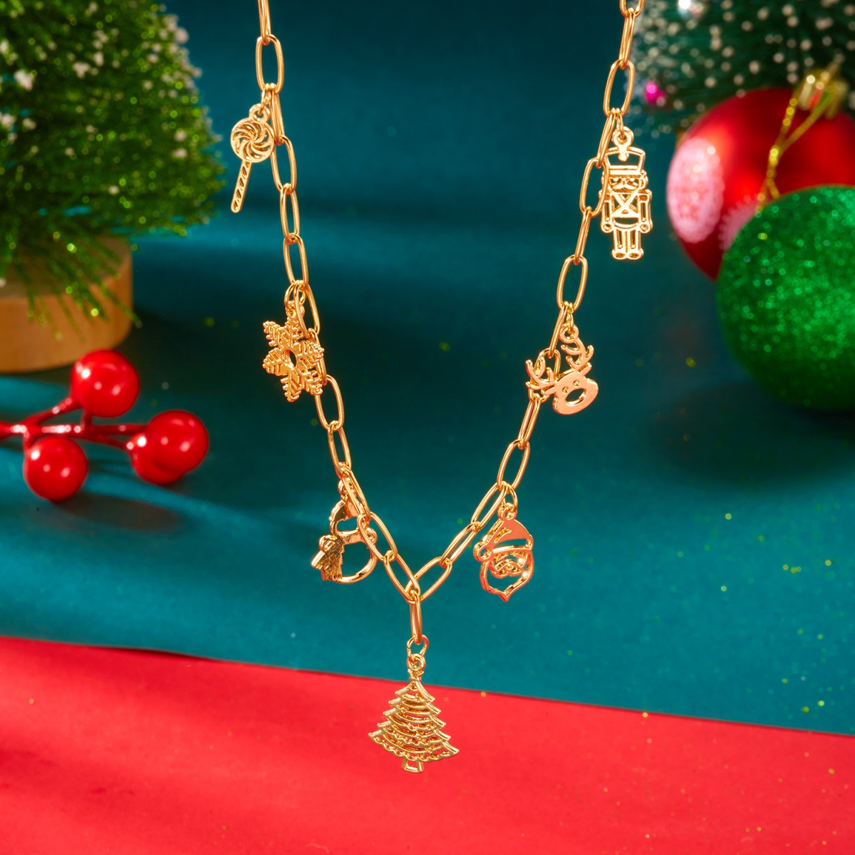 Xmas Holiday Necklace Hollow M - Men'S Fashion Xmas Party recensione e prezzo