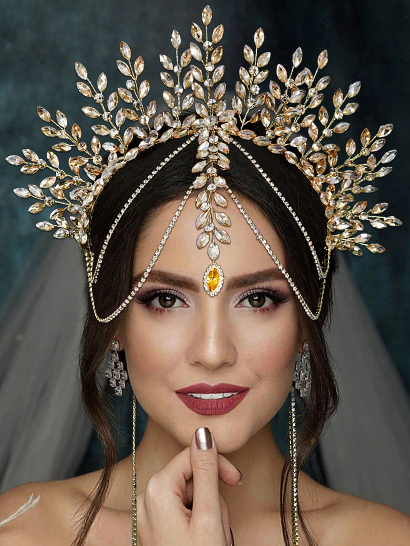 1pc Luxurious Bridal Crown Hea - Men'S Fashion For Wedding recensione e prezzo