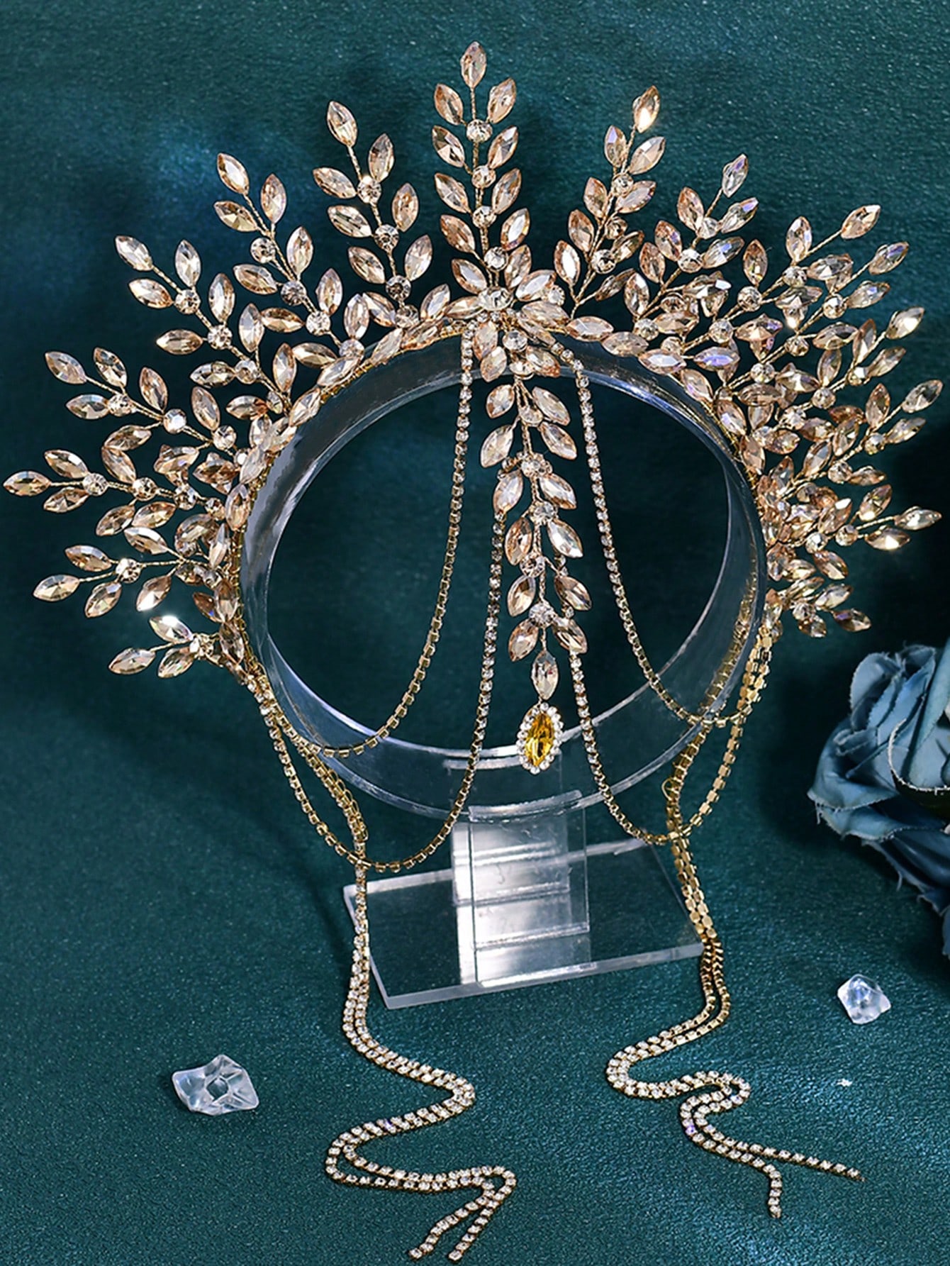 1pc Luxurious Bridal Crown Hea - Men'S Fashion For Wedding recensione e prezzo