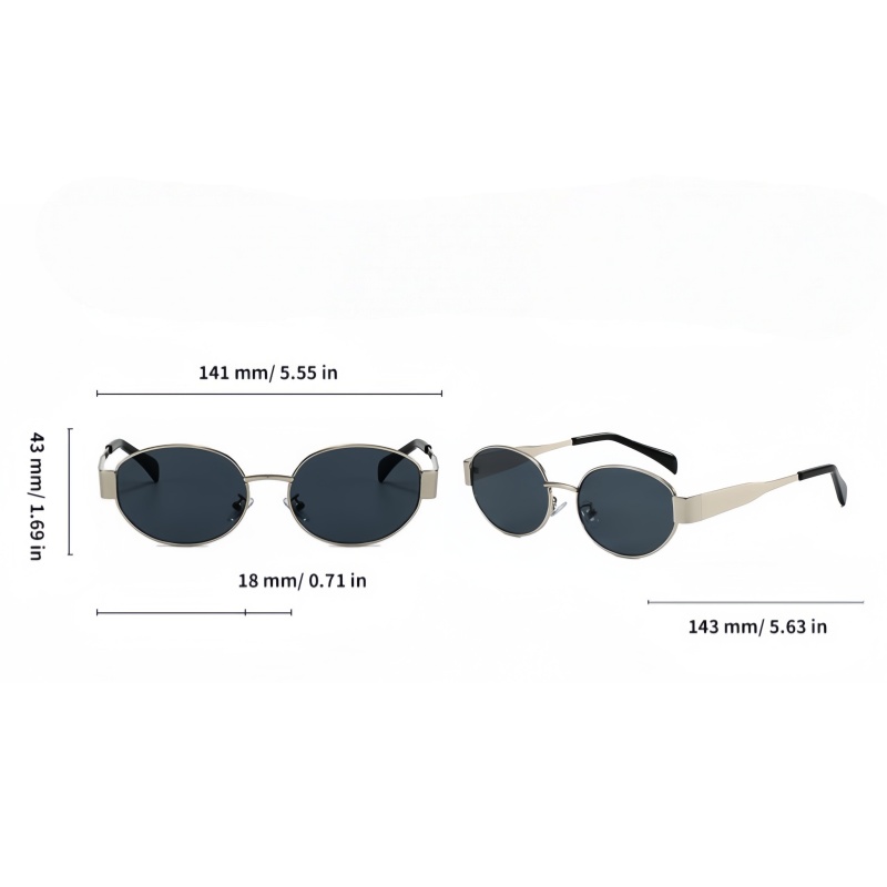 Retro Metal Round Frame Sungla - Men Fashion Photography recensione e prezzo