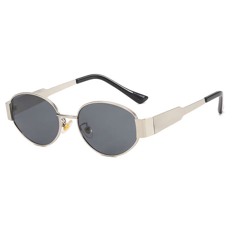Retro Metal Round Frame Sungla - Men Fashion Photography recensione e prezzo