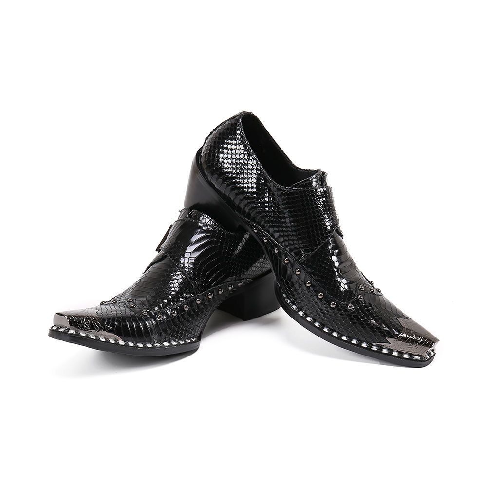 Men's Red Snakeskin Studded Bu - Men'S Fashion For Wedding recensione e prezzo