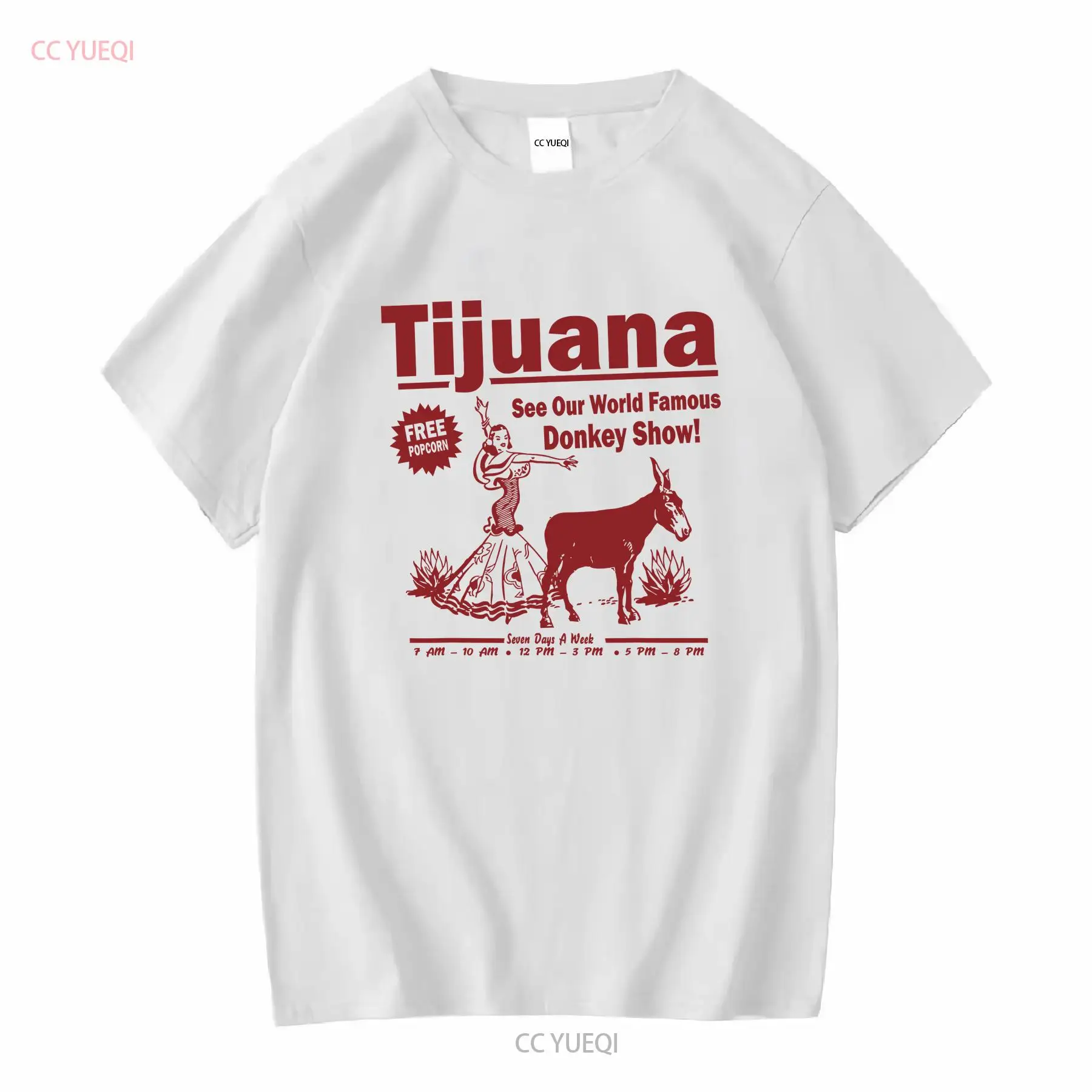 Funny T Shirt Tijuana Donkey S - Men'S Fashion Tijuana recensione e prezzo