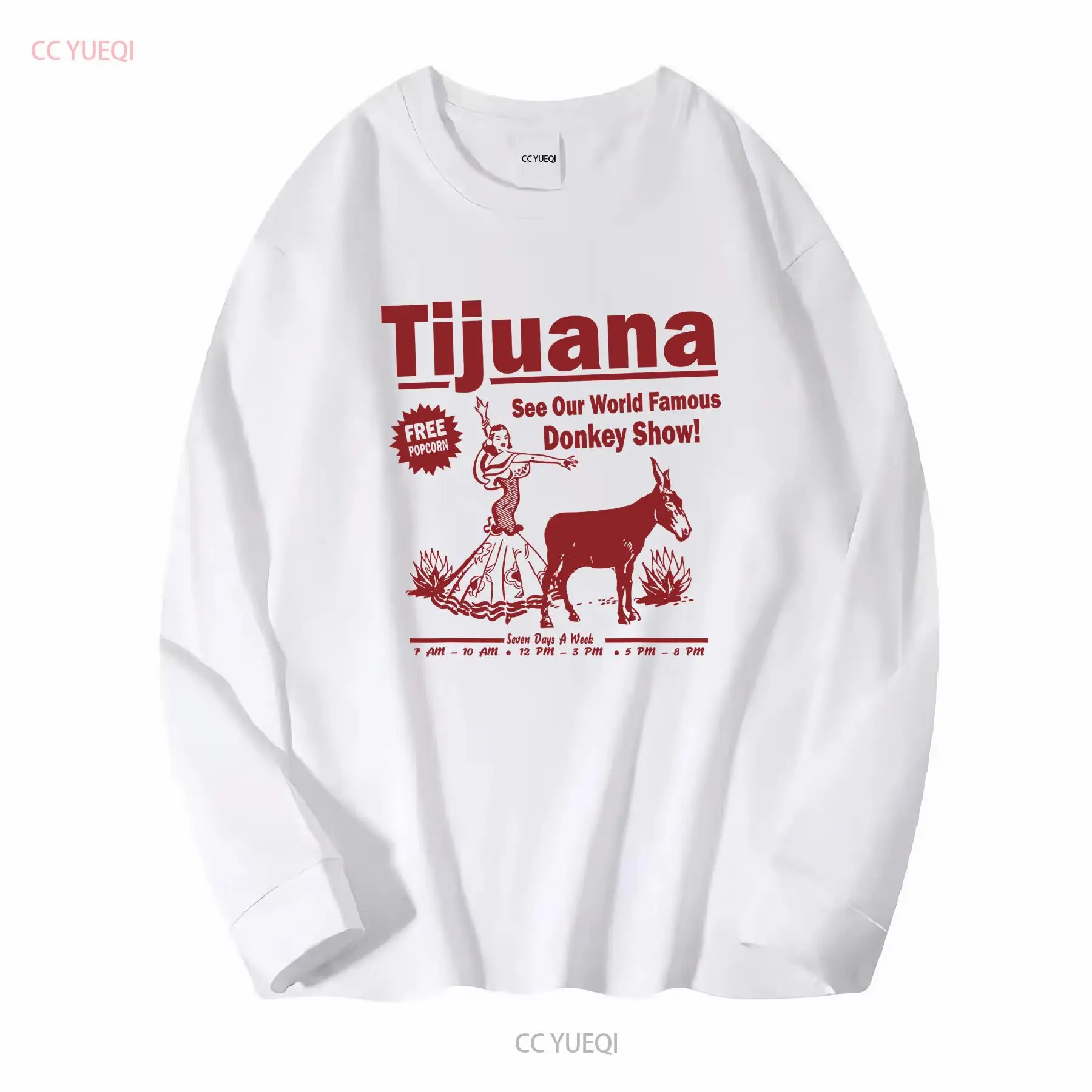 Funny T Shirt Tijuana Donkey S - Men'S Fashion Tijuana recensione e prezzo