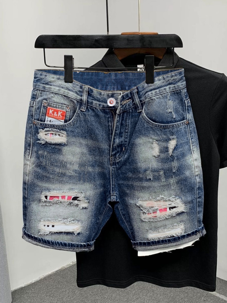 2026 Summer Ripped Straight Me - Mens Fashion Trend 2026 recensione e prezzo